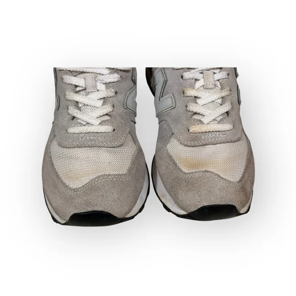 New Balance 574 Classic ML574EVN Men’s Size 8.5 Gray Suede Mesh Retro Sneakers - Picture 5 of 11